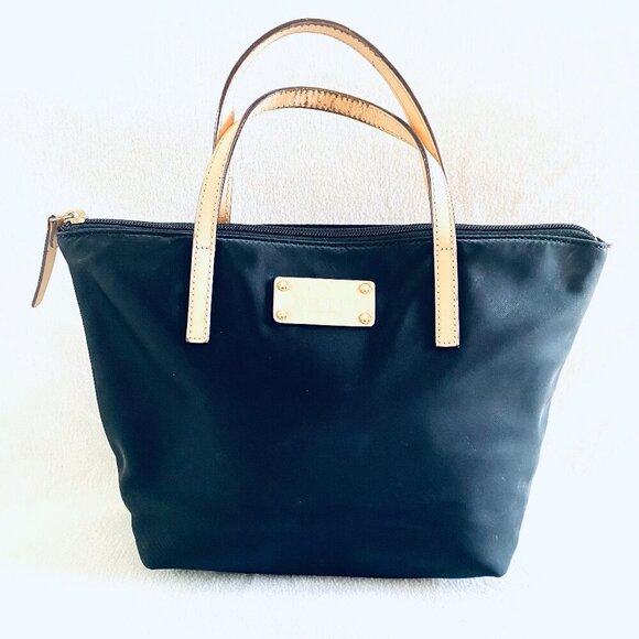 kate spade Sophie mini tote nylon black pink classic quiet luxury versatile - Picture 1 of 11